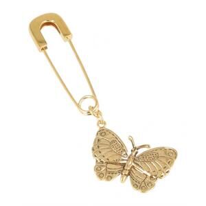 NEW AMBUSH women's single butterfly charm earrings in gold